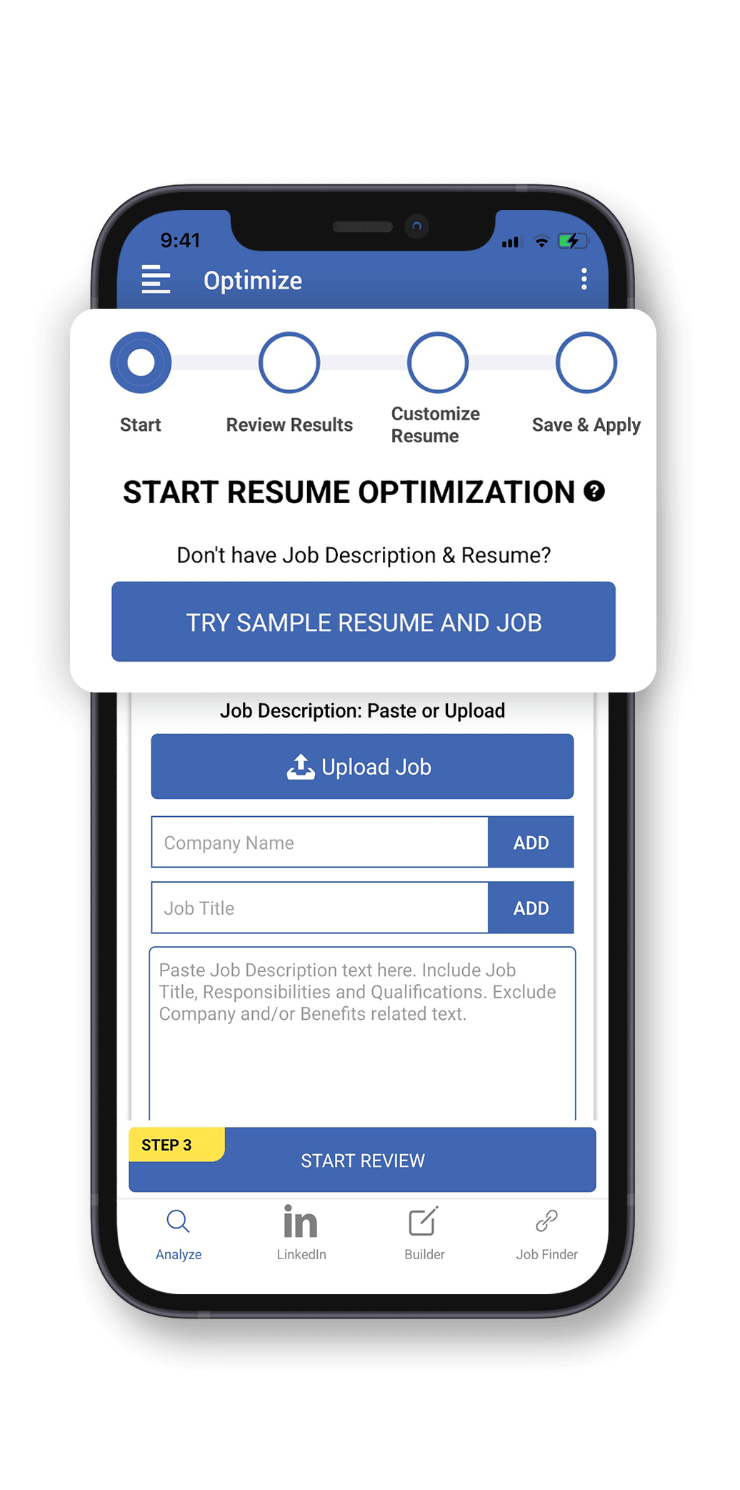 mobile resume